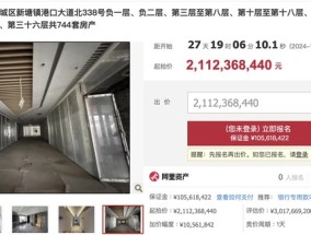 广州东部地标凯达尔广场被法拍，744套房产起拍价约21亿元|界面新闻 · 地产